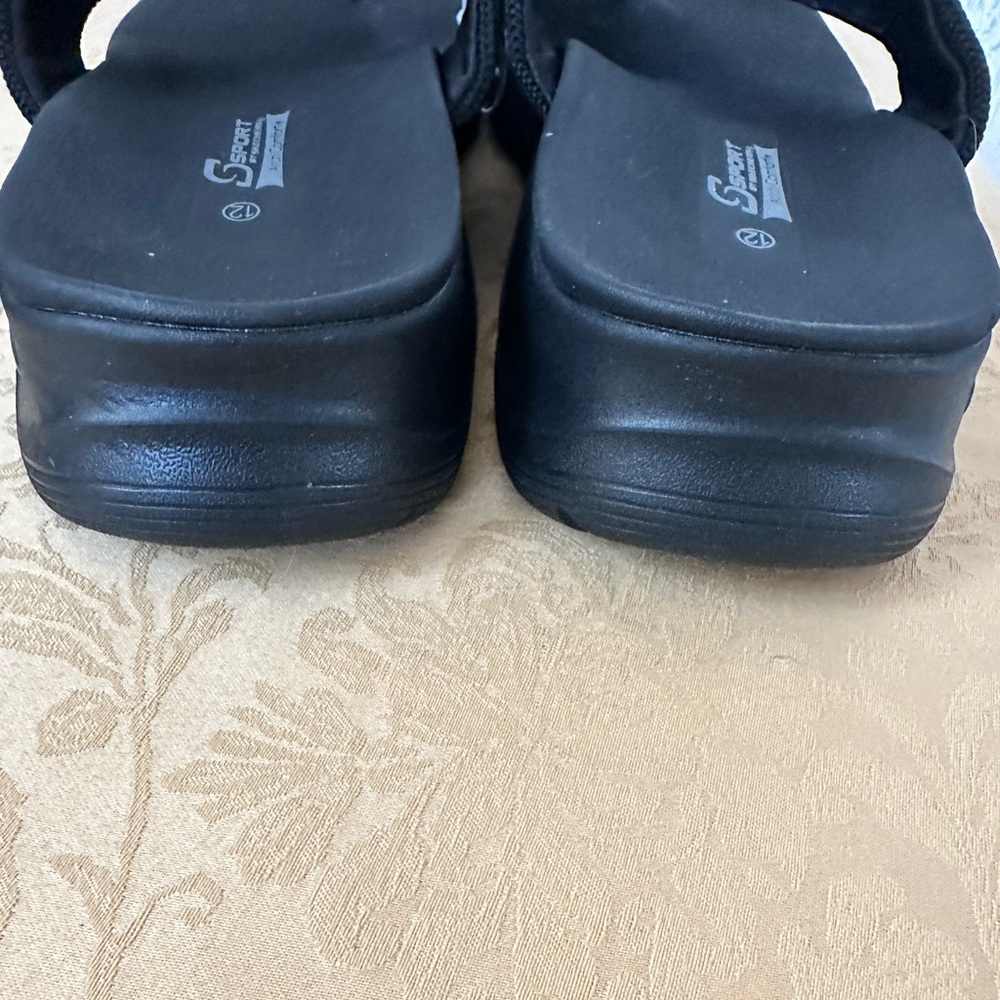 Skechers Men’s Black Sport Sandals - Picture 11 of 15